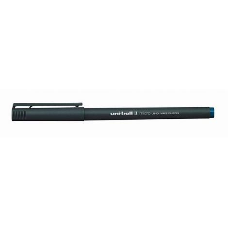 Pióro kulkowe Uniball Micro UB-104 0.5mm, niebieskie - 2
